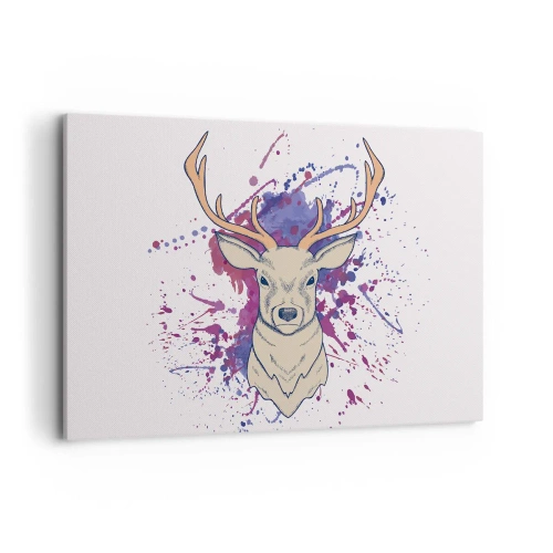 Lærredstryk - Billede på lærred - Mod og balance - 120x80 cm