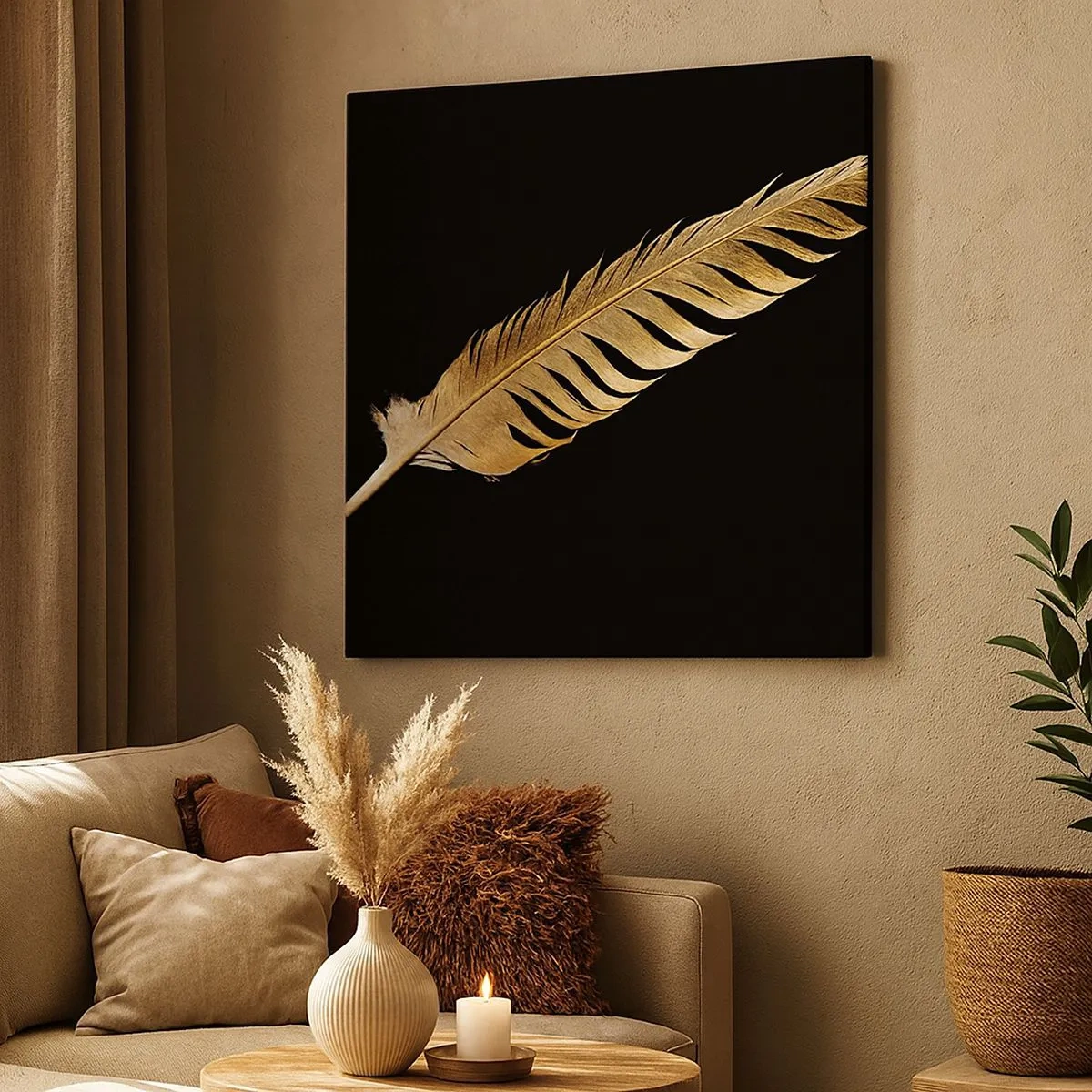 Lærredstryk - Billede på lærred - Det er ikke nogen ringe præstation, at den... - 30x30 cm