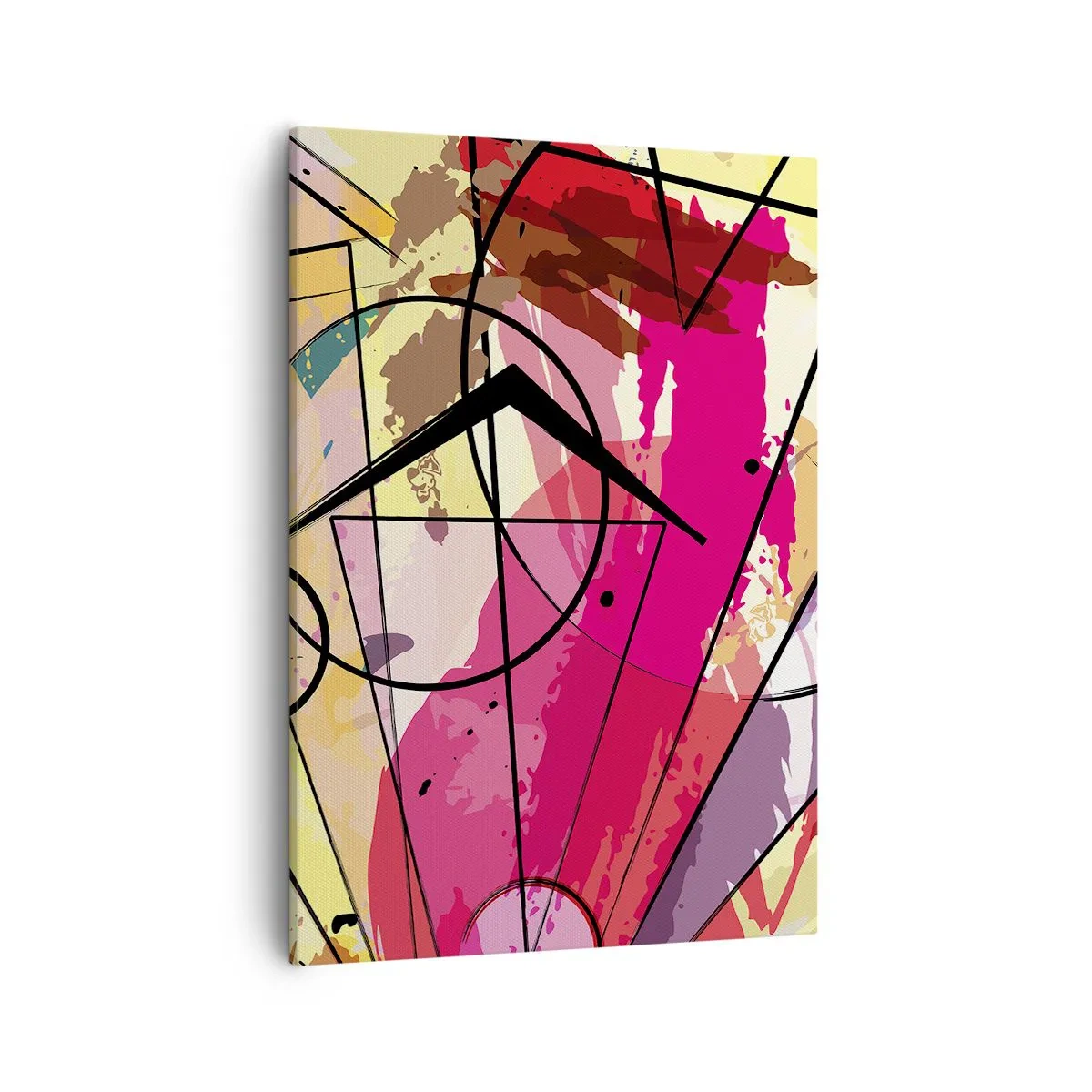 Lærredstryk - Billede på lærred - Eksplosion - 50x70 cm