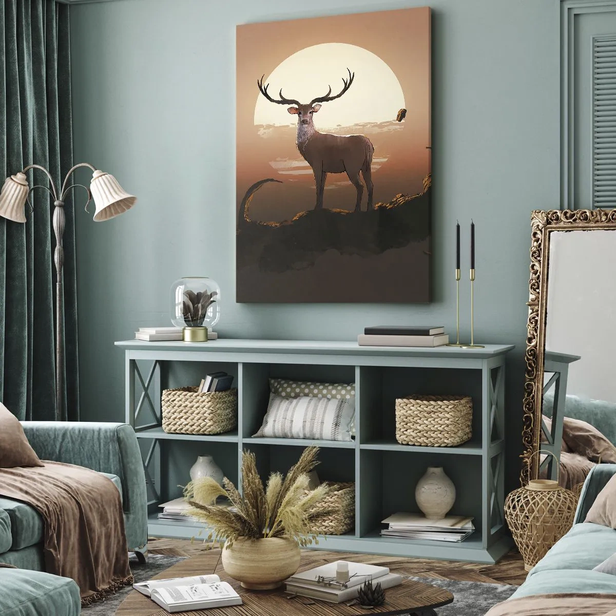 Lærredstryk - Billede på lærred - Denne aften er ikke som alle andre - 50x70 cm