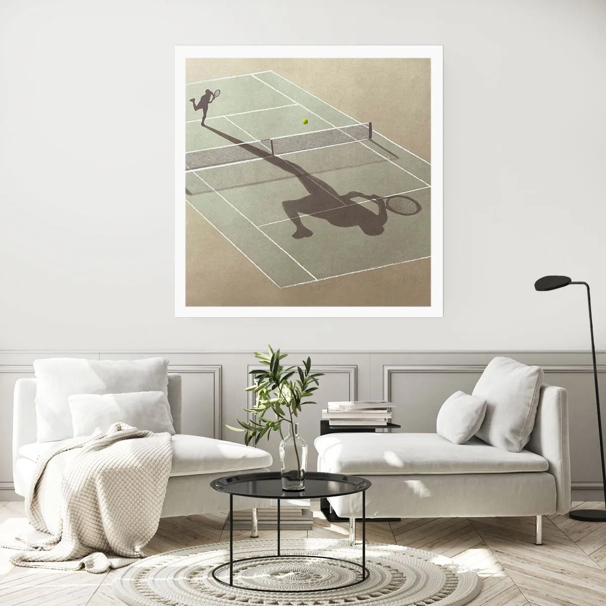 Plakat - Overvind dig selv - 40x40 cm