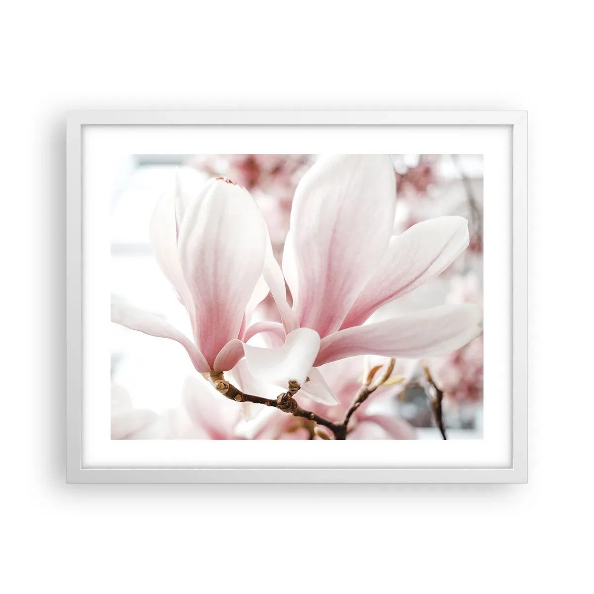 Plakat i hvid ramme - Ømhedens umådelighed - 50x40 cm