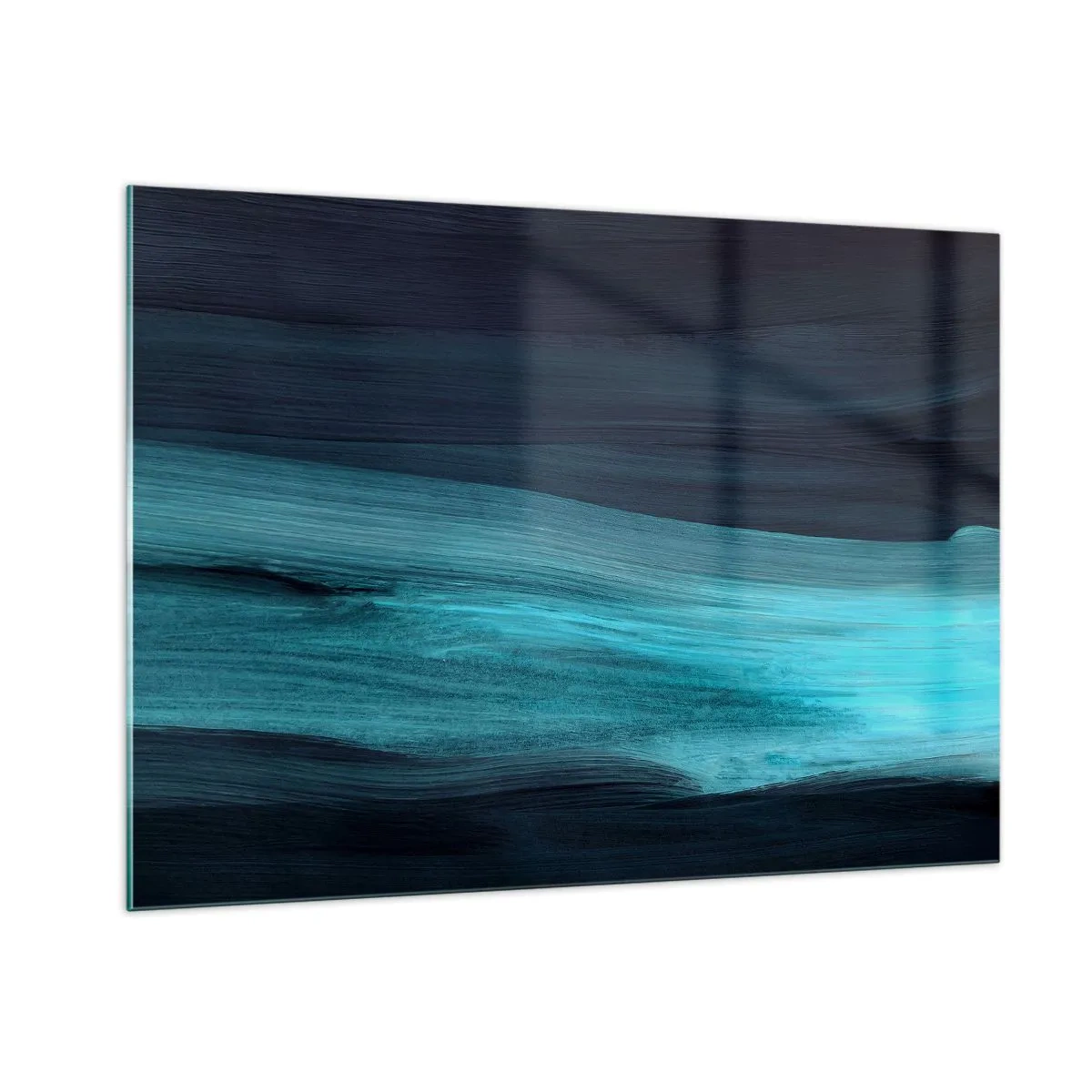 Billede på glas - Svøm med strømmen - 100x70 cm