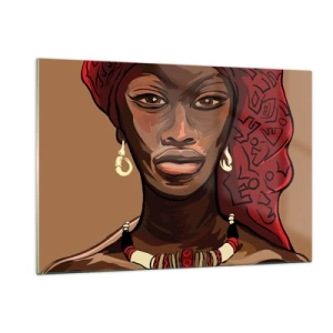 Billede på glas - Ibenholt Venus - 120x80 cm