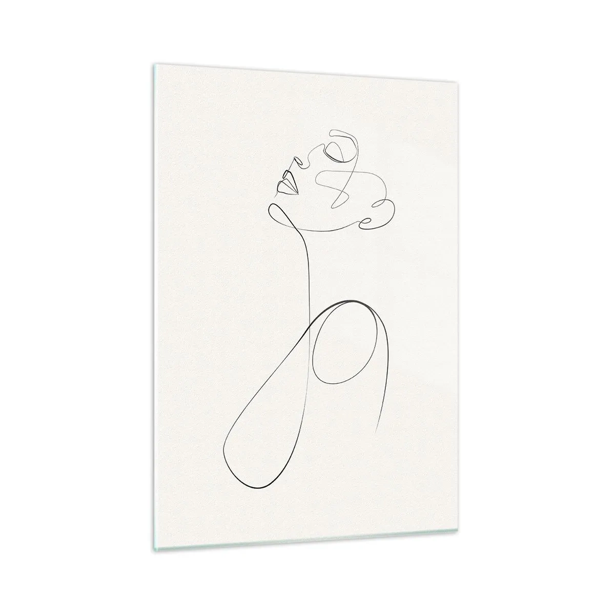 Billede på glas - Sløjfet i drømme - 50x70 cm