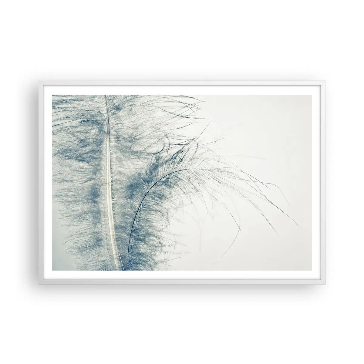 Plakat i hvid ramme - Naturens hvisken - 100x70 cm