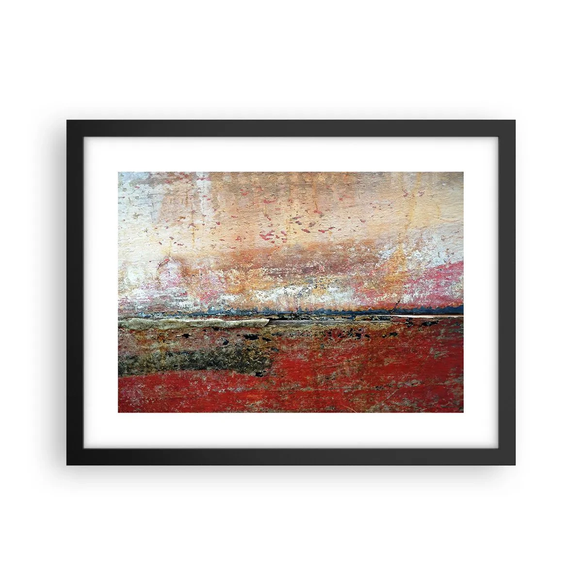 Plakat i sort ramme - Måske er det havet - 40x30 cm