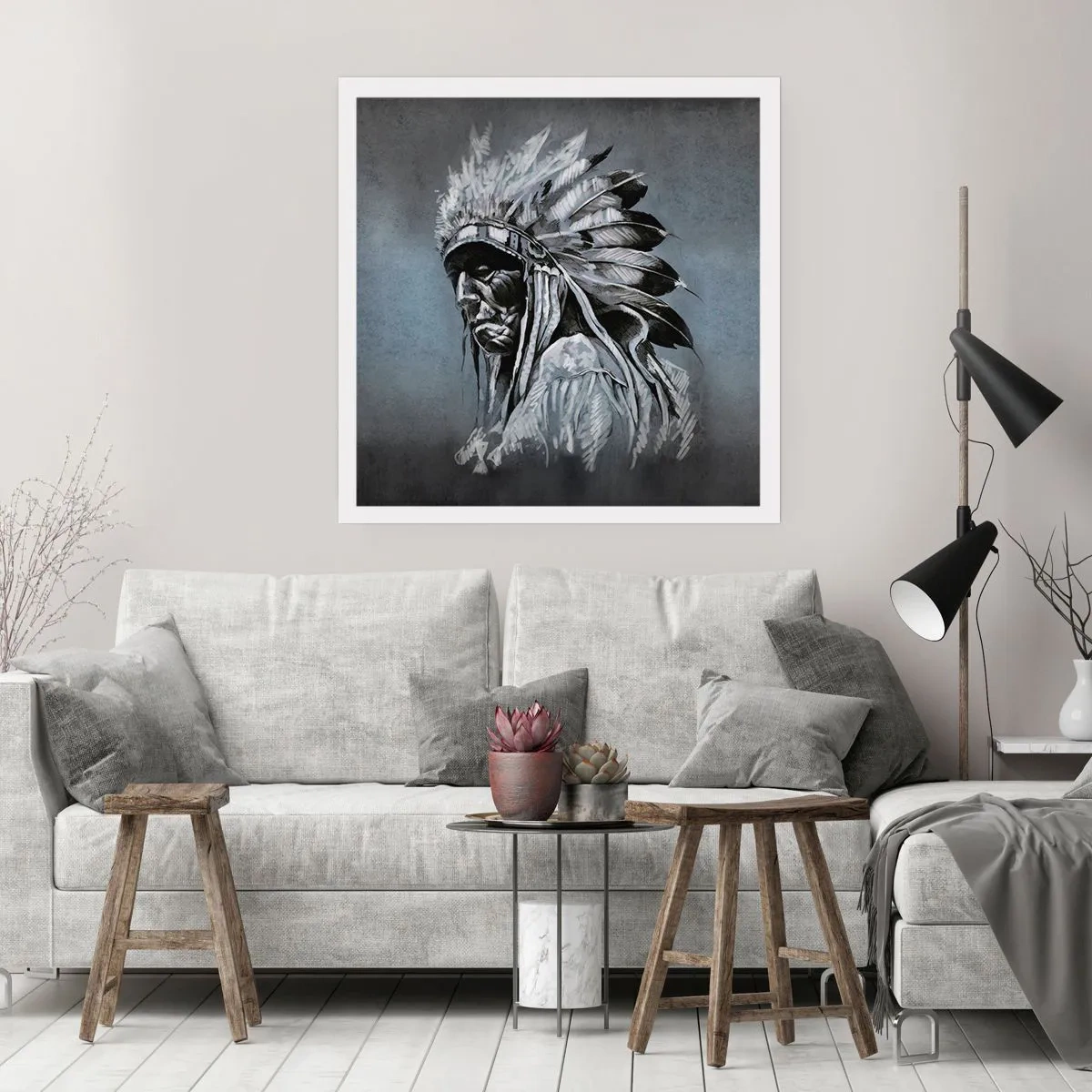 Plakat - Tilbage til rødderne - 50x50 cm