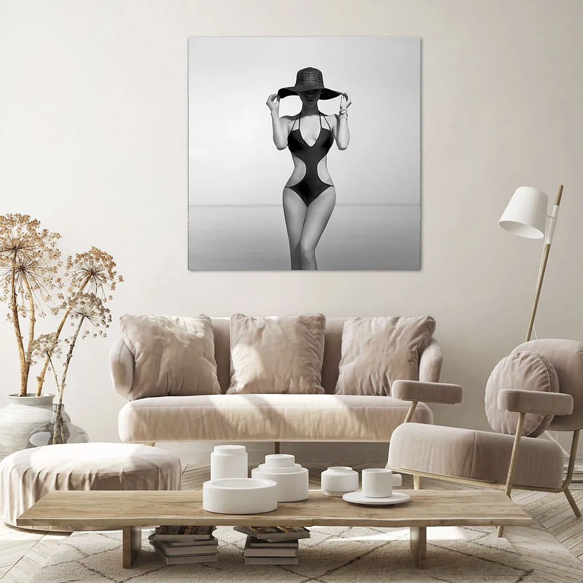 Lærredstryk - Billede på lærred - Mit navn er Elegance - 30x30 cm