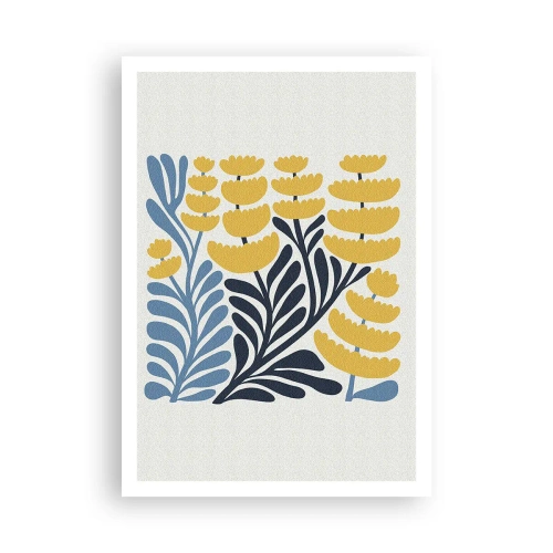 Plakat - Solrig seng - 70x100 cm
