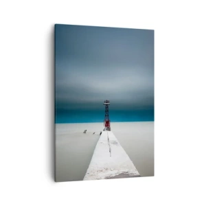 Lærredstryk - Billede på lærred - At møde det uendelige - 50x70 cm