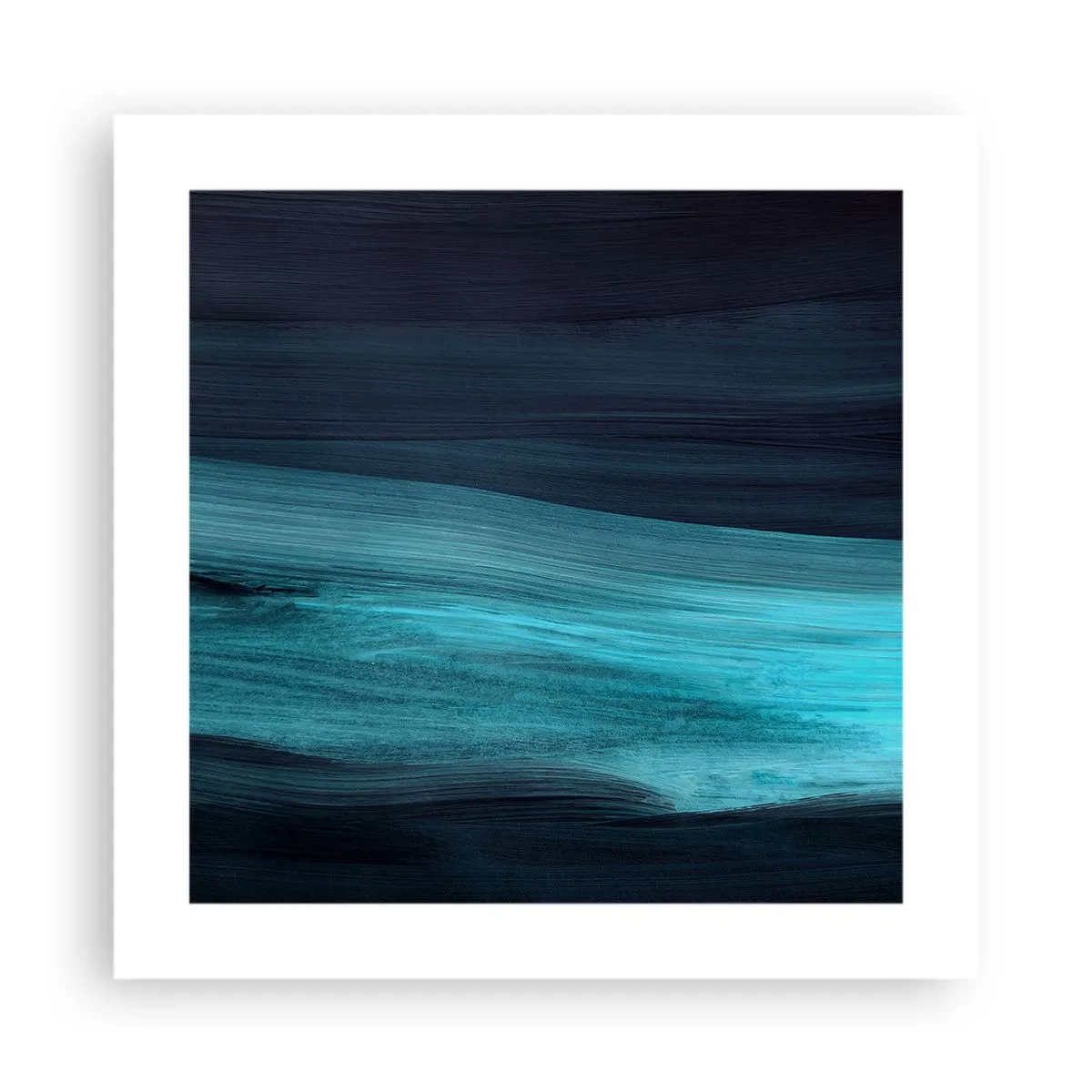 Plakat - Svøm med strømmen - 40x40 cm