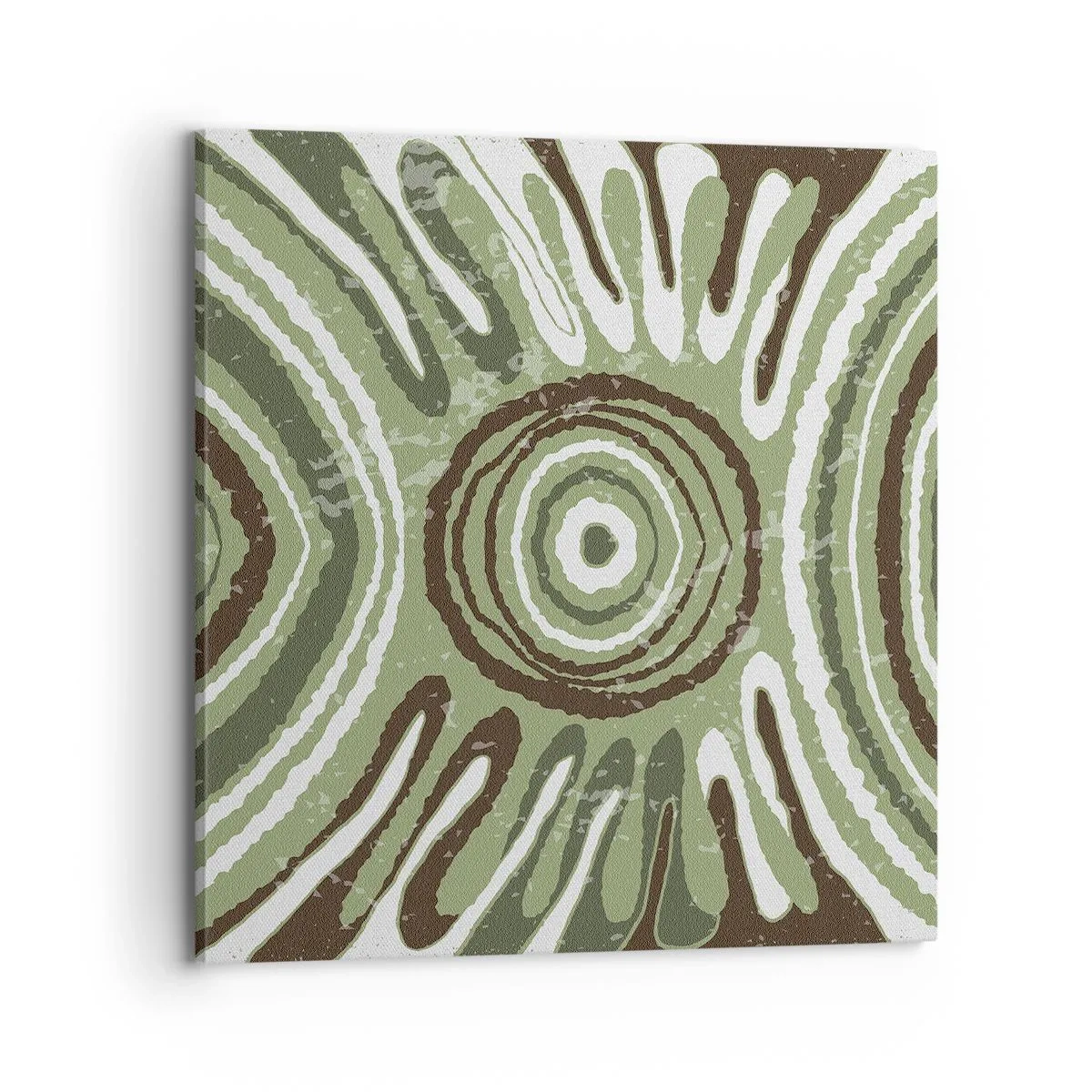 Lærredstryk - Billede på lærred - Eksplosion af følelser - 70x70 cm
