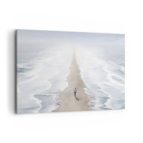 Lærredstryk - Billede på lærred - Lys fremtid - 100x70 cm