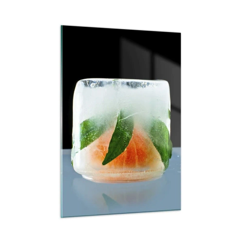 Billede på glas - Frisk og kølig - 50x70 cm