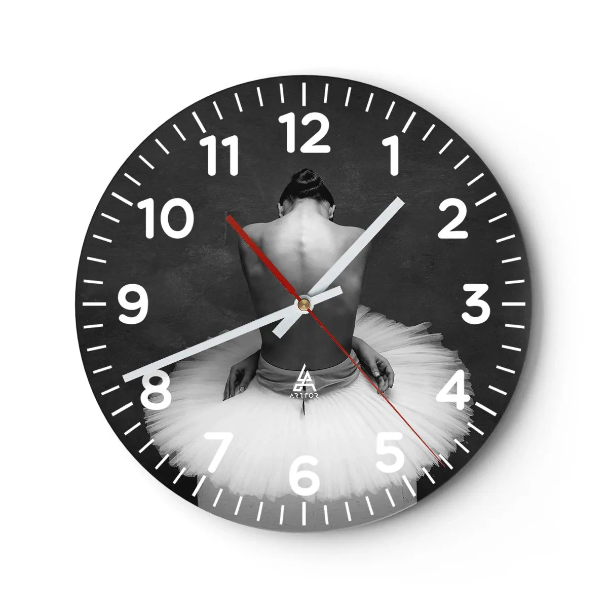 Vægur, Uret - Blomstrer nu - 30x30 cm