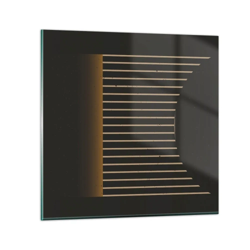 Billede på glas - Udforsk mørket - 30x30 cm