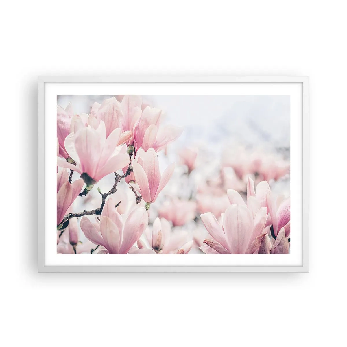 Plakat i hvid ramme - Idealet om subtilitet - 70x50 cm