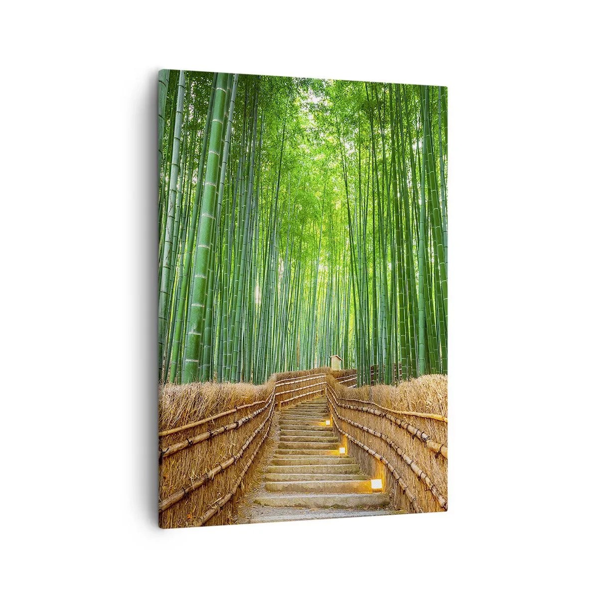 Lærredstryk - Billede på lærred - Essensen af den asiatiske natur - 50x70 cm