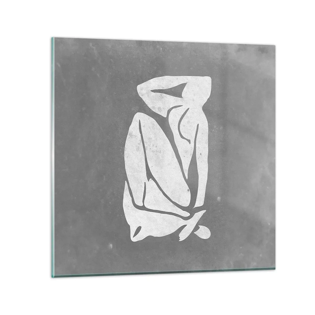 Billede på glas - I drømmerier - 30x30 cm