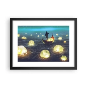 Plakat i sort ramme - Ting, som filosoffer aldrig har drømt om - 40x30 cm