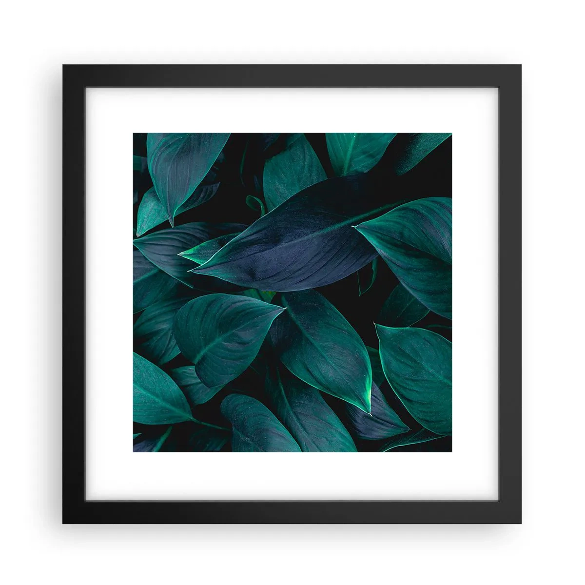 Plakat i sort ramme - Grønt i sig selv - 30x30 cm
