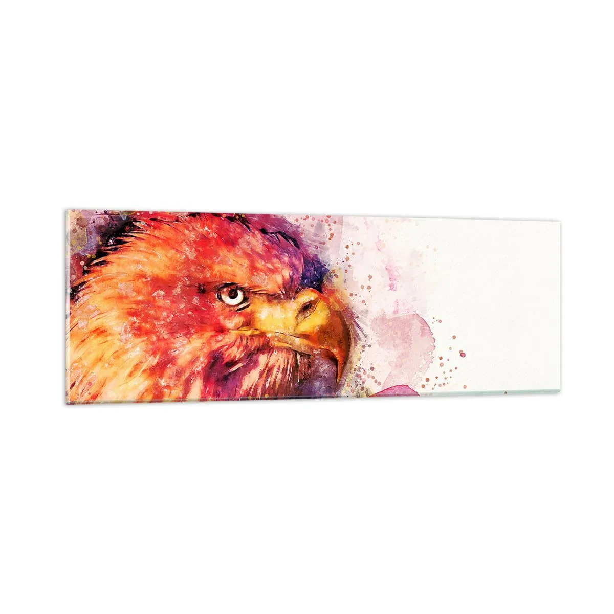 Billede på glas - Du vil ikke vide, hvad jeg tænker på - 90x30 cm