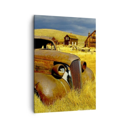 Lærredstryk - Billede på lærred - Et velfortjent hvil - 50x70 cm