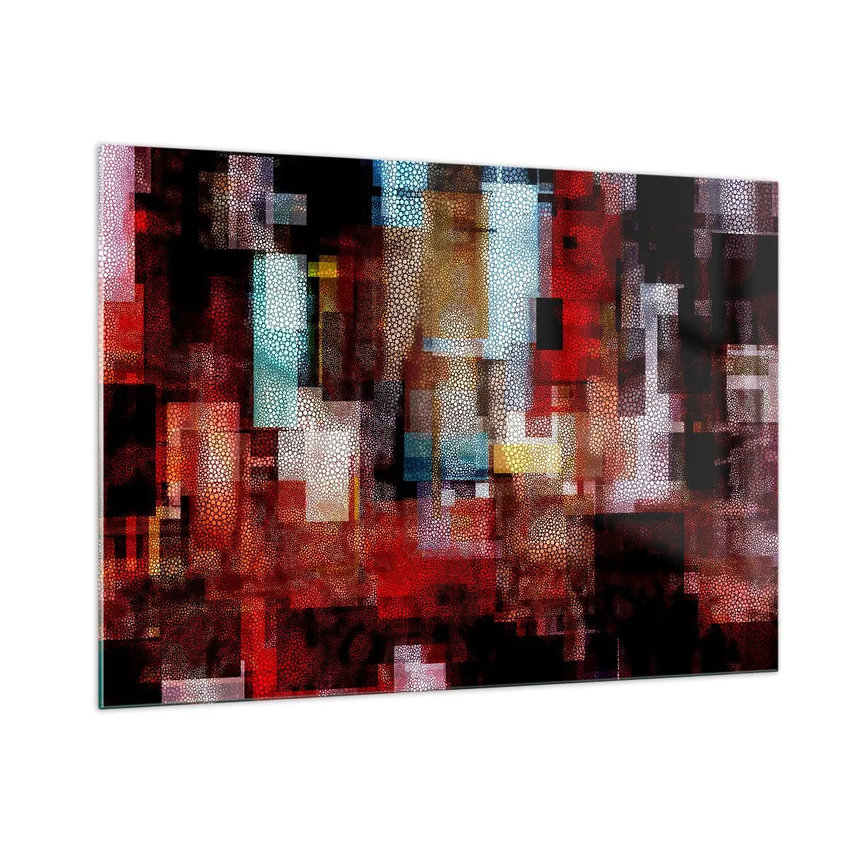 Billede på glas - Forvirring med forvirring - 100x70 cm