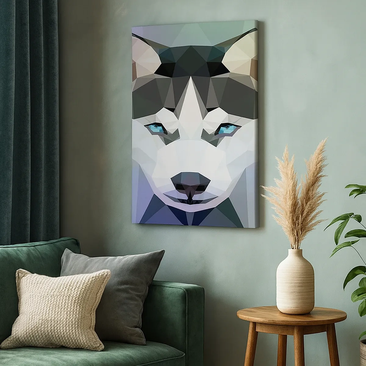 Lærredstryk - Billede på lærred - Et minde om sneen i nord - 50x70 cm