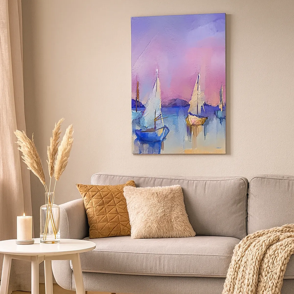 Lærredstryk - Billede på lærred - Retning: brede farvande - 50x70 cm