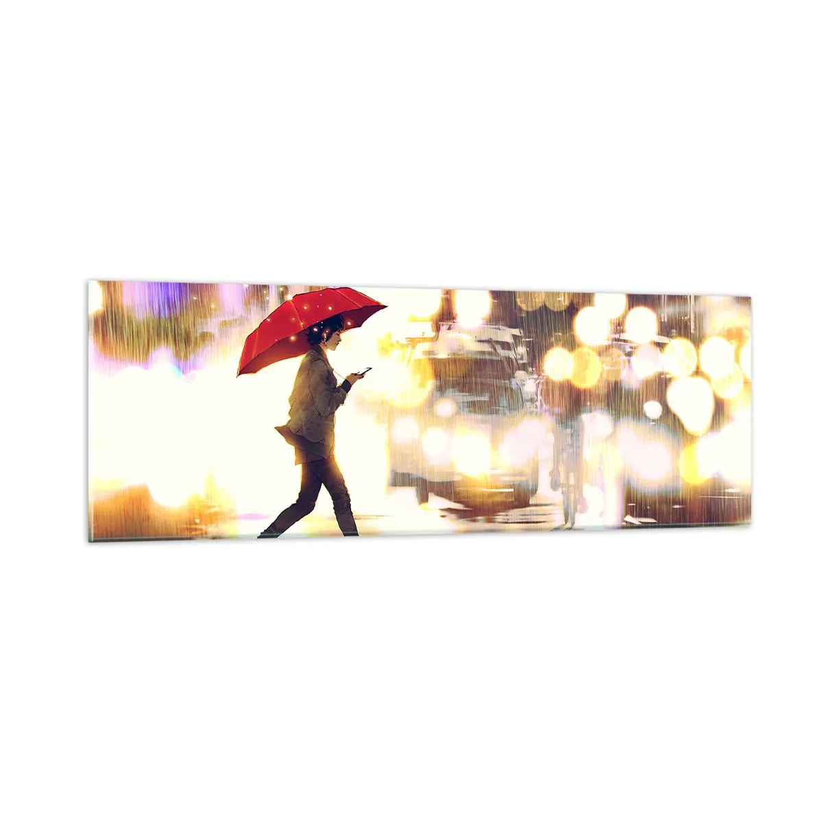 Billede på glas - Alligevel solrigt - 90x30 cm