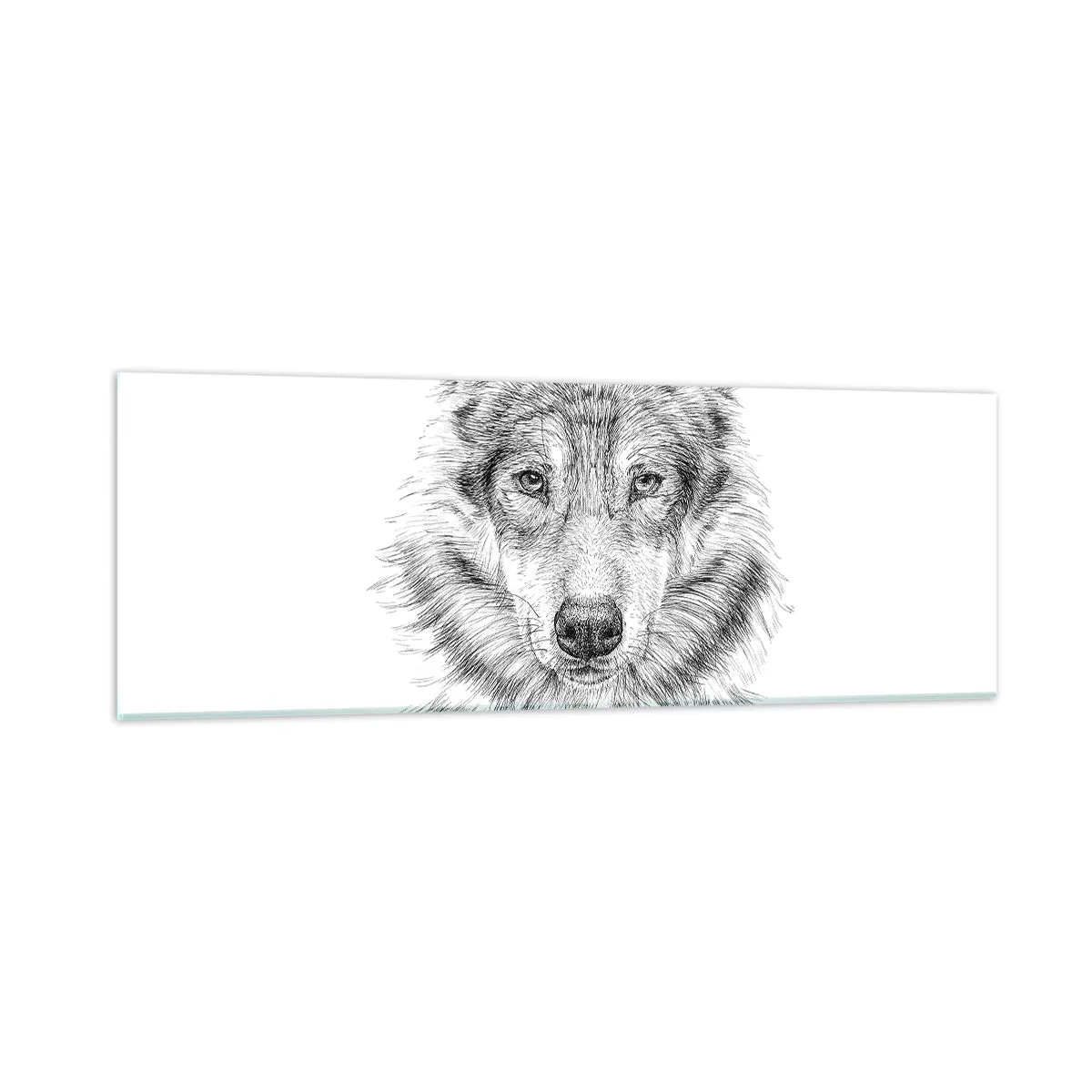 Billede på glas - En født leder - 90x30 cm