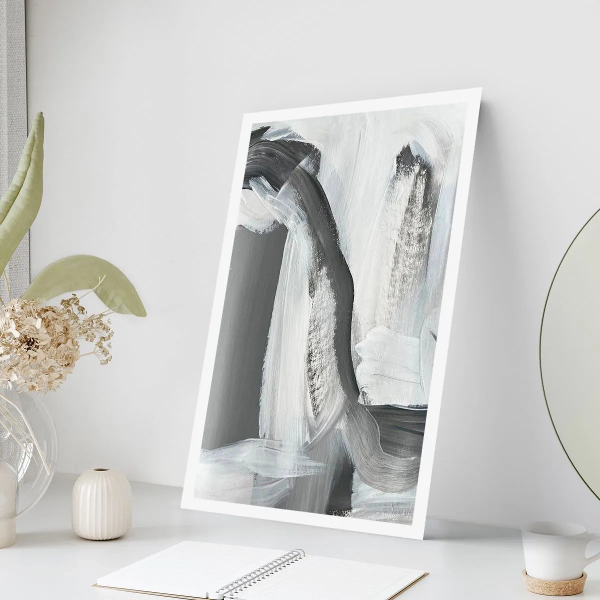 Plakat - Med beslutsom bevægelse - 70x100 cm