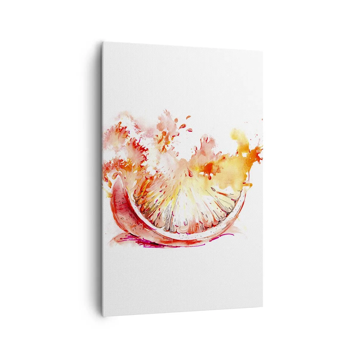 Lærredstryk - Billede på lærred - Saftig forfriskning - 80x120 cm