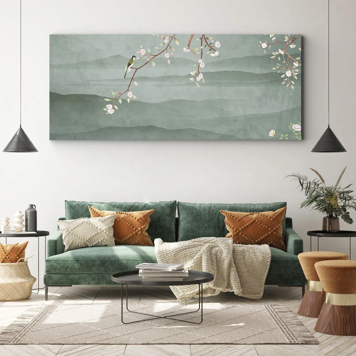 Lærredstryk - Billede på lærred - Forår, ah, det er dig - 100x40 cm