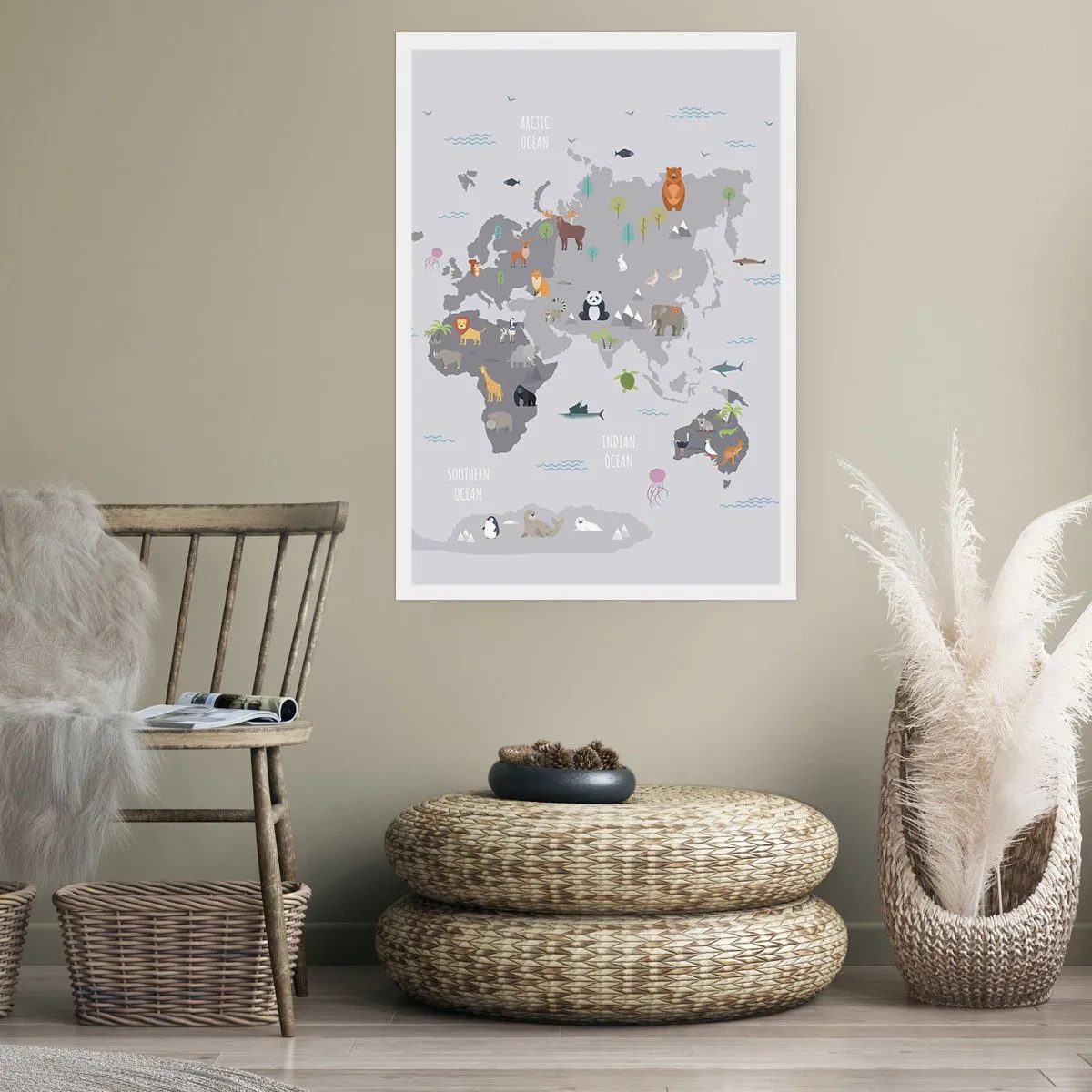 Plakat - Fortæl mig, hvor du er fra... - 50x70 cm