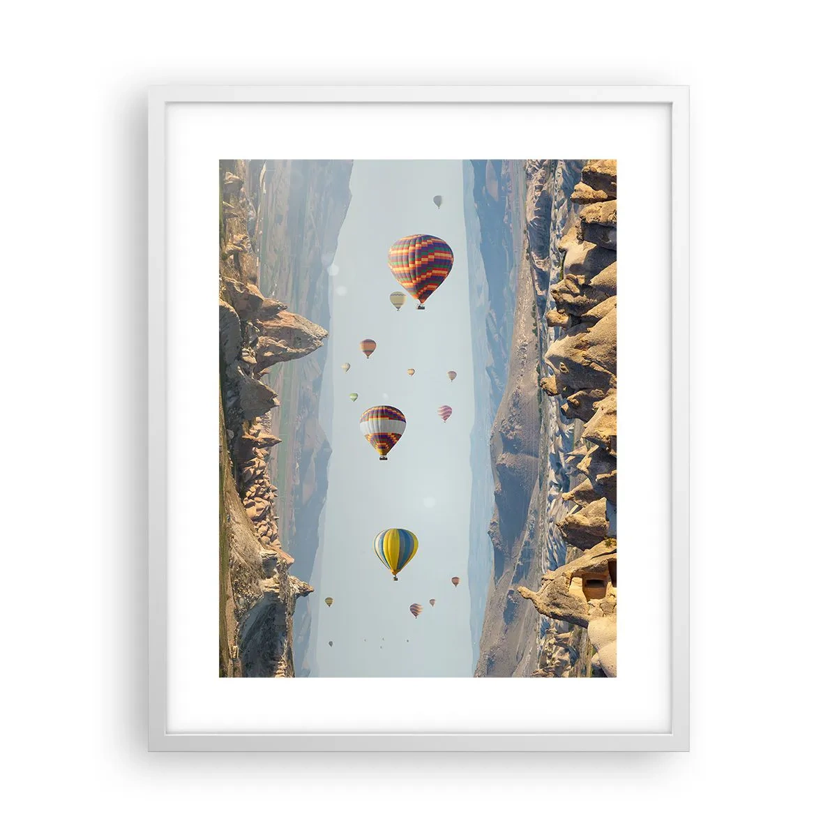 Plakat i hvid ramme - Alt er muligt her - 40x50 cm