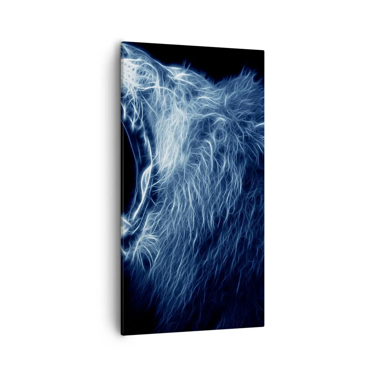 Lærredstryk - Billede på lærred - Kongens flammende vrede - 55x100 cm