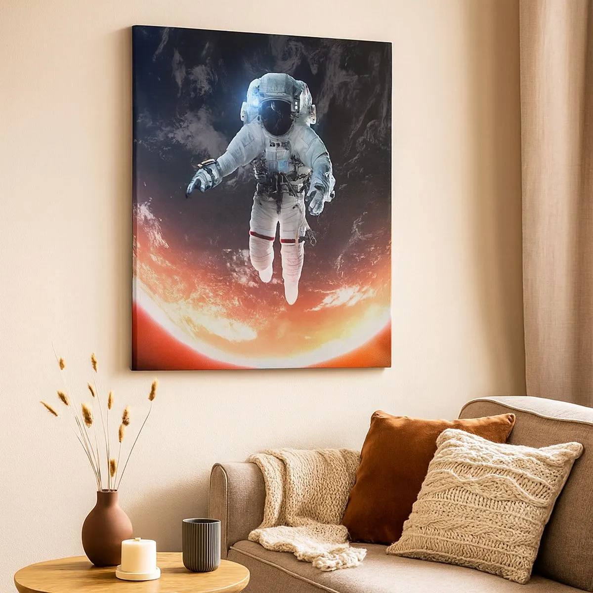 Lærredstryk - Billede på lærred - Må jeg blive lidt længere? - 30x30 cm