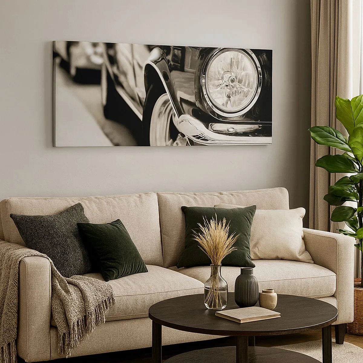 Lærredstryk - Billede på lærred - Vedvarende glans - 100x40 cm