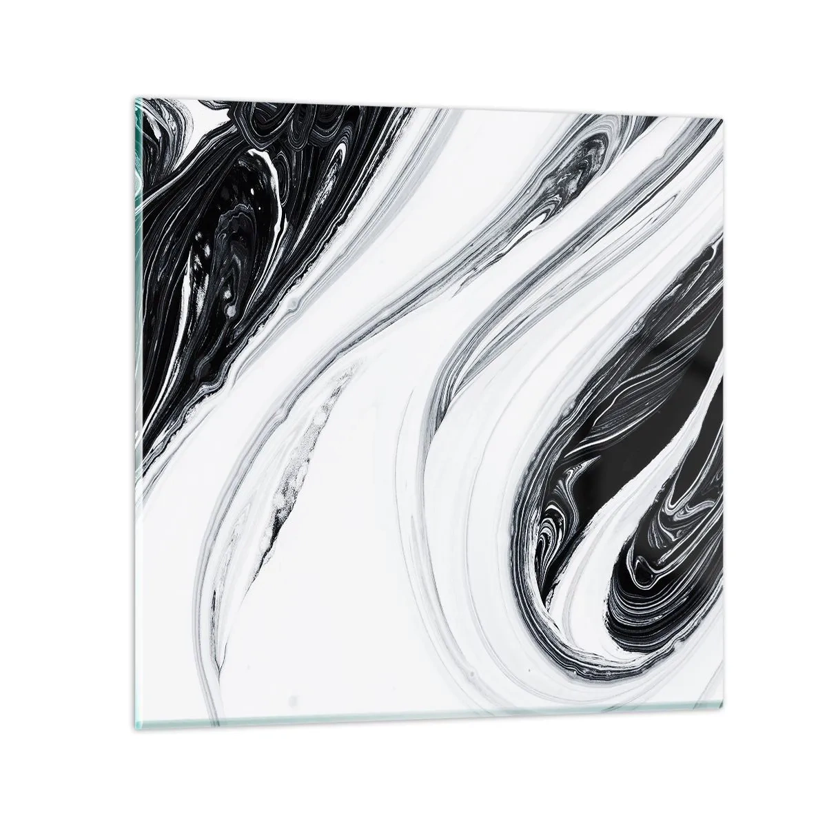 Billede på glas - Kombination af modsætninger - 40x40 cm