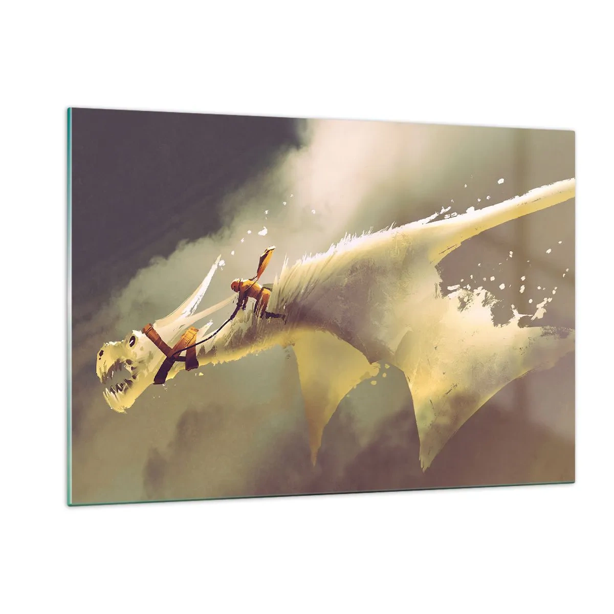 Billede på glas - Verden til undsætning - 120x80 cm