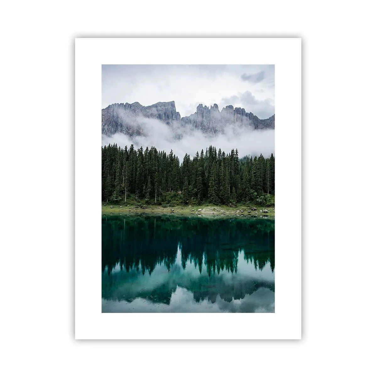 Plakat - Hys, tys, lad os ikke vække sovevandet... - 30x40 cm