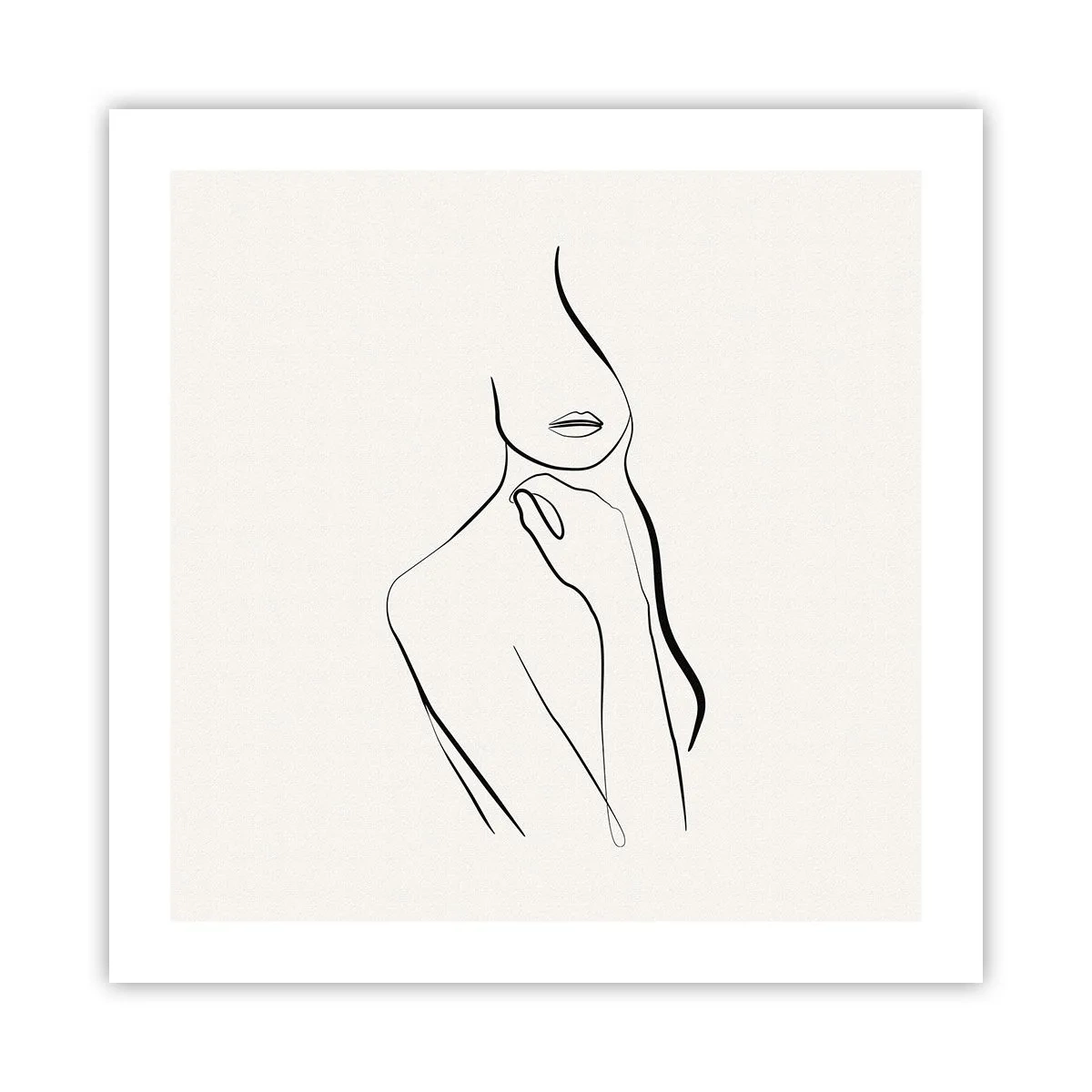 Plakat - Bølge af melankoli - 50x50 cm