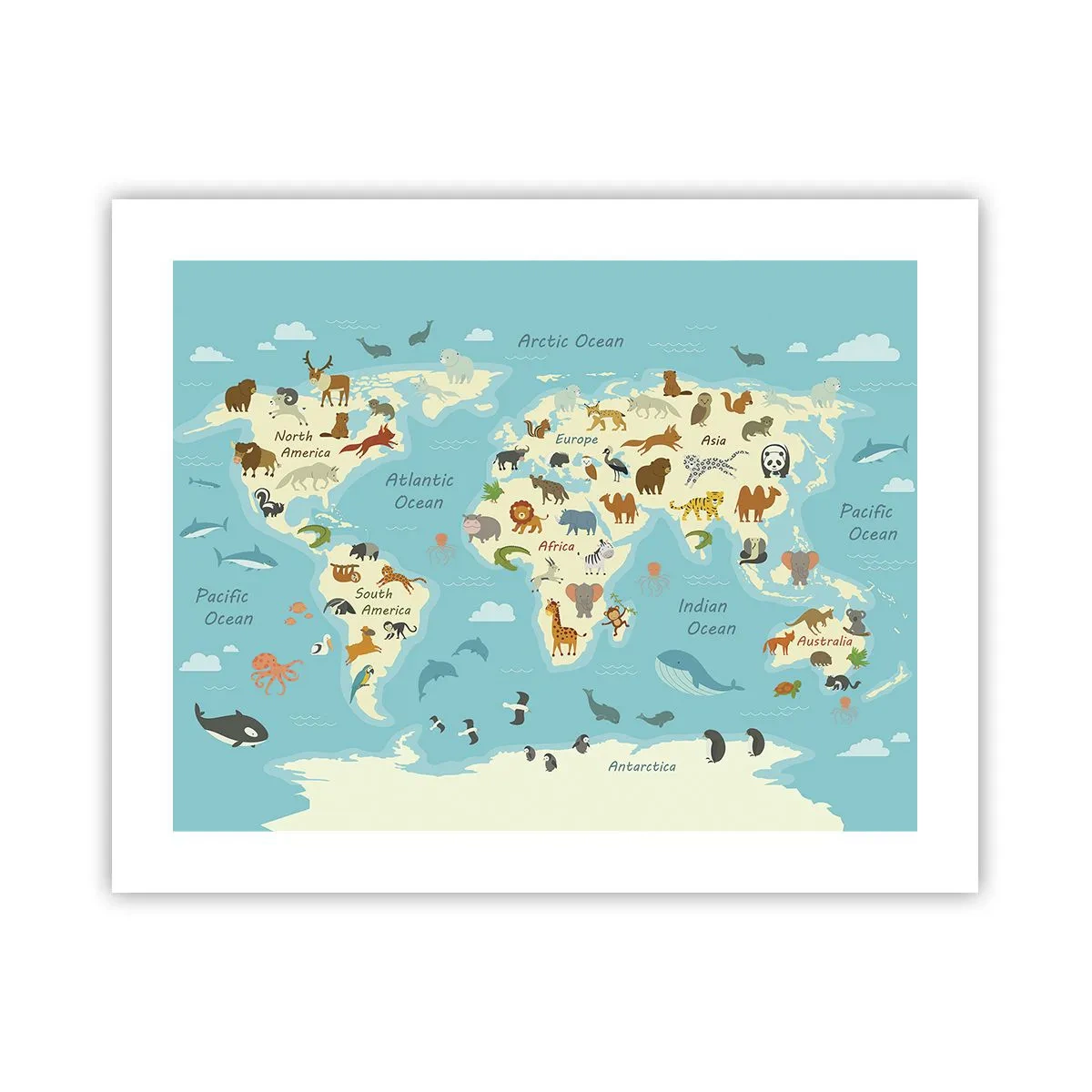 Plakat - Gode naboer - 50x40 cm