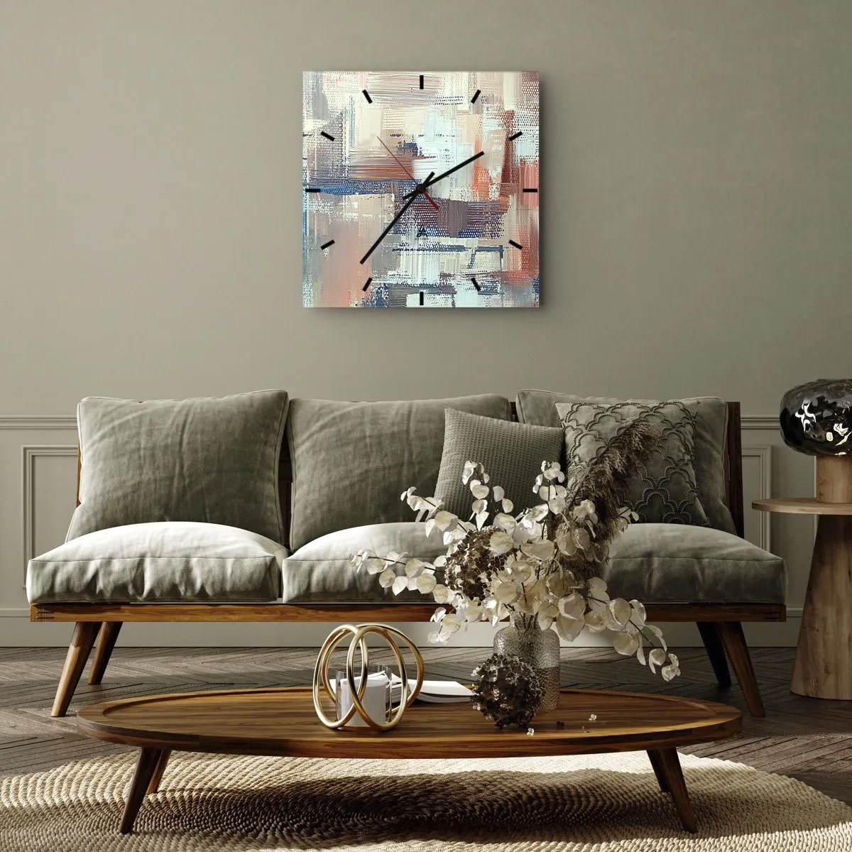 Vægur, Uret - At nå lyset - 40x40 cm