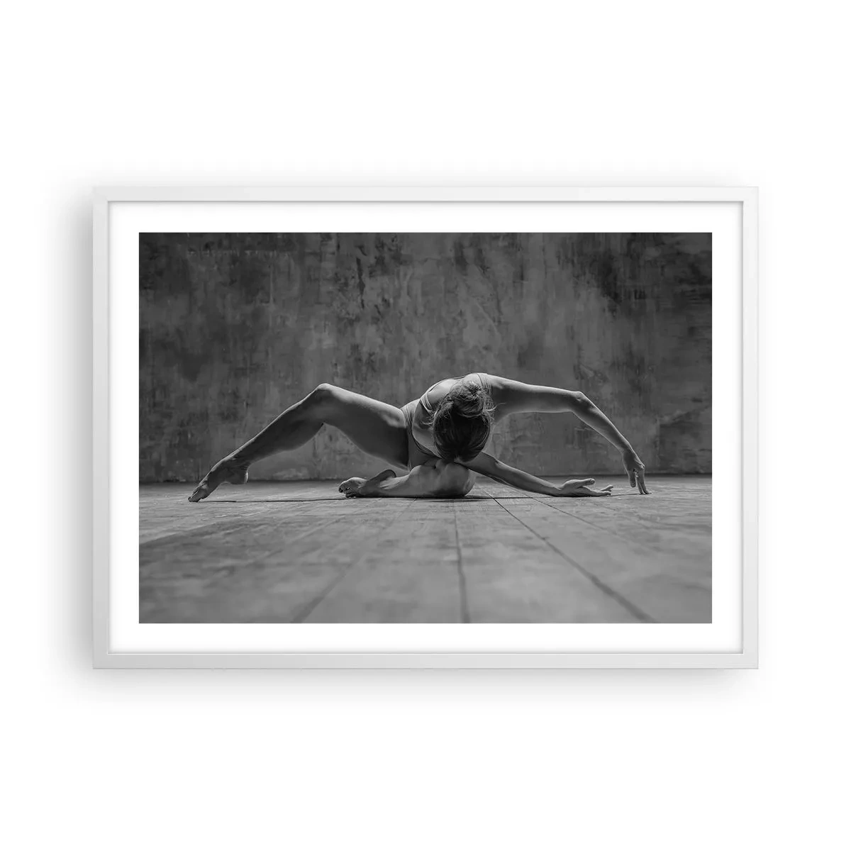 Plakat i hvid ramme - Symmetri fundet - 70x50 cm