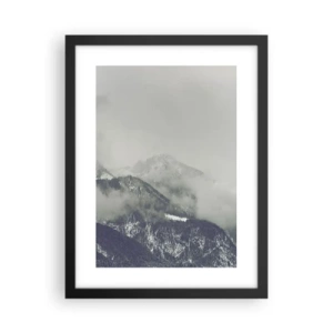 Plakat i sort ramme - Tåget dal - 30x40 cm