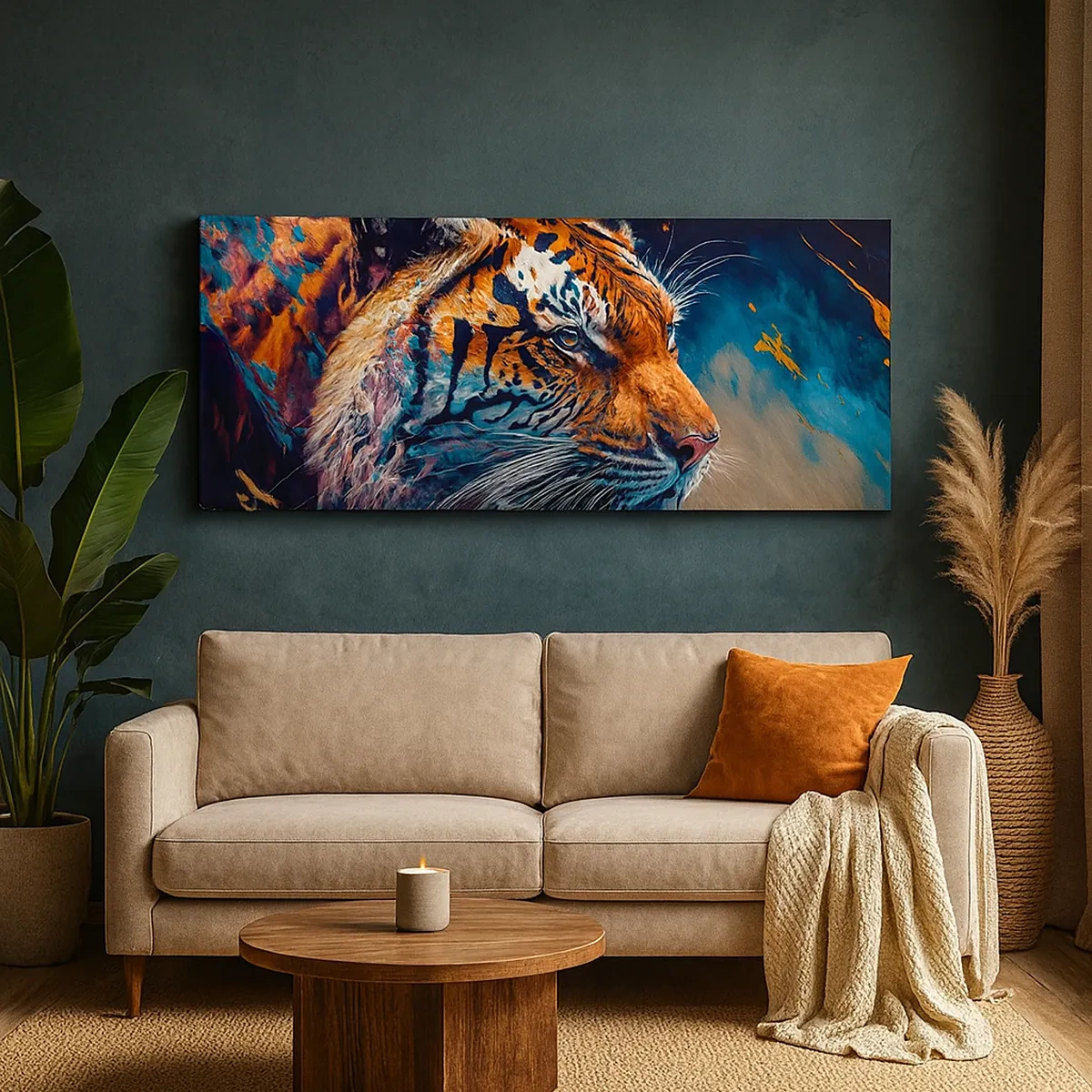 Lærredstryk - Billede på lærred - Vild skønhed - 30x30 cm